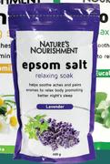 Nature's Nourishment Epsom Salt Assorted-450g