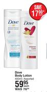 Dove Body Lotion Assorted-400ml Each