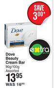 Dove Beauty Cream Bar Assorted-90g/100g