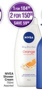 Nivea Shower Cream Assorted-750ml