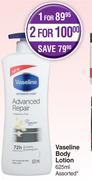 Vaseline Body Lotion Assorted-625ml