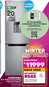 Samsung Bottom Freezer Fridge With Water Dispenser-303Ltr