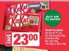Nestle Kit Kat 4F 41.5g, Kit Kat Chunky 40g, Smarties 40g, Bar One 52g, Tex 40g Or Aero 40g-For 2