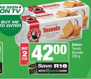 Bakers Tennis Biscuits-For 2 x 200g