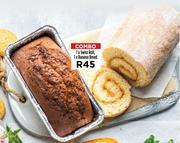 1 x Swiss Roll, 1 x Banana Bread-Combo