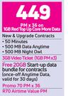 2 x Vivo Y33s 4G Smartphone-On 1GB Red Top Up Core More Data + On Promo 70