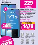 2 x Vivo Y1s 4G Smartphone-On Red Flexi 130 + On Promo 70