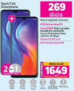 Tecno Spark 5 Air Smartphone-Each