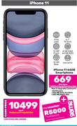 Apple iPhone 11 64GB Smartphone-Each