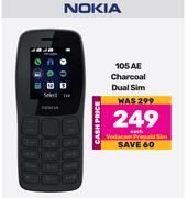 Nokia 105 AE Charcola Dual Sim-Each