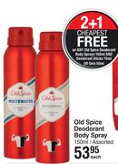 Old Spice Deodorant Body Spray Assorted-150ml Each
