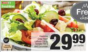 Freshline Crisp Heart Lettuce 150g, Tomato 750g And Cucumber-Per Combo