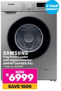 Samsung 9Kg Front Loader With Digital Inverter WW90T3040BS/FA