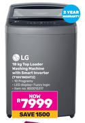 LG 18Kg Top Loader Washing Machine With Smart Inverter T18V1NDHT2