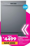 Hisense 13 Place Dishwasher H13DETG
