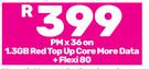 2 x Oppo A38 Smartphone-On 1.3GB Red Top Up Core More Data + Flexi 80