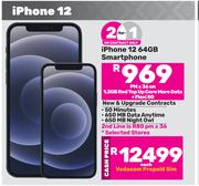 2 x Apple iPhone 12 64GB Smartphone-On 1.3GB Red Top Up Core More Data + Flexi 80