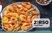 8 Queen Prawns-For 2