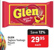 Glen Tagless Teabags Pouch-100's Each