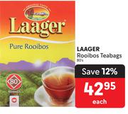Laager Rooibos Teabags-80's Each