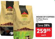 House Of Coffees Coffee Beans(All Variants)-1kg Each