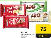 Nestle Chocolate Slabs(All Variants)-For Any 2 x 135/150g