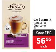Cafe Enrista Instant Tea Chai Latte-10's Each