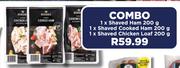 1 x Shaved Ham-200g,1 x Shaved Cooked Ham-200g,1 x Shaved Chicken Loaf-200g Combo