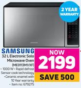 Samsung 32L Electronic Solo Microwave Oven ME0113M1/XF