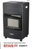Totai 3 Panel Gas Heater Black 4.2Kw