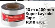 Super Laykold Tape 10m x 100mm     