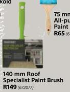 Roof Specialist Paint Brush 140mm
