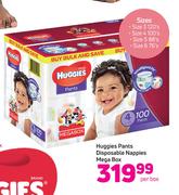 Huggies Pants Disposable Nappies Mega Box-Per Box