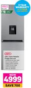 Defy 226L Satin Metallic Fridge DAC449