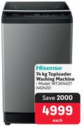 Hisense Toploader Washing Machine WTHA1402T 462422-14Kg Each