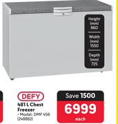 Defy Chest Freezer DMF456 248862-481Ltr Each