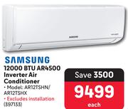 Samsung 12000BTU AR4500 Inverter Air Conditioner AR12TDHN/AR12TSHX 397133-Each