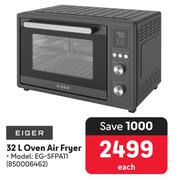 Eiger 32Ltr Oven Air Fryer EG-SFPA11 850006462-Each