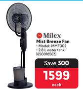 Milex Mist Breeze Fan MMF002 850018583-Each