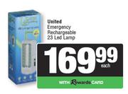 United Emergency Rechargeable 23 LED Lamp-Each
