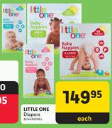 Little One Diapers 32/44/60/66's-Each