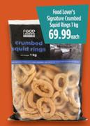Food Lover's Signature Crumbed Squid Rings-1Kg Each