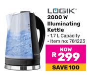Logik 2000W Illuminating Kettle