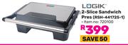 Logik 2 Slice Sandwich Pres RSH-441725-1