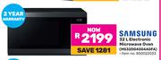 Samsung 32L Electronic Microwave Oven MS32DG4504AGFA