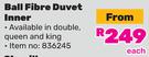 Ball Fibre Duvet Inner-Each