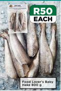 Food Lover's Baby Hake-800g Each