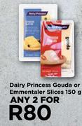 Dairy Princess Gouda Or Emmentaler Slices-For 2 x 150g