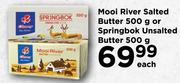 Mooi River Salted Butter 500g Or Springbok Unsalted Butter 500g-Each