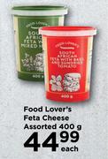 Food Lover's Feta Cheese Assorted-400g Each